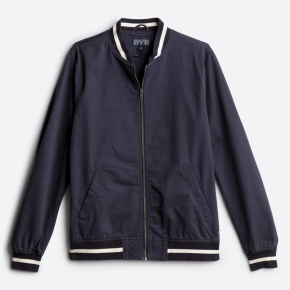 Rye Other - Stitch Fix Rye by Hawker Rye Amherst Stretch Varsity Bornber In Black Size Large